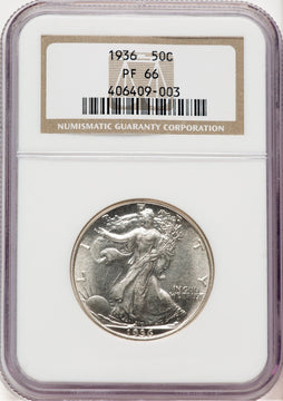 1936 50C Proof Walking Liberty Half Dollar NGC PR66 (777447006)
