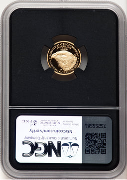 2024-W Proof Gold Eagle 1/10 oz FDI Anna Cabral NGC PF70
