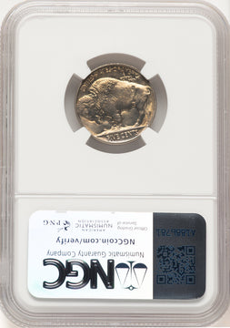 1927 5C Buffalo Nickel NGC MS67
