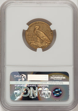 1911-D $5 Indian Half Eagle NGC AU58 (777498002)