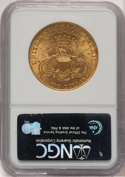 1907 $20 Liberty CAC Liberty Double Eagle NGC MS63 (777633023)
