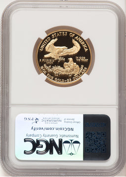 2000-W Proof Gold Eagle 1/2 oz Brown Label NGC PF70