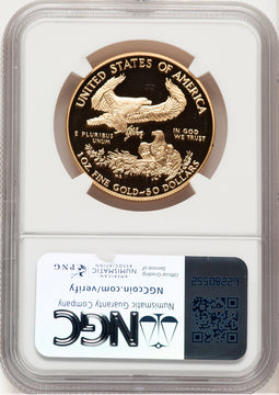 1994-W Proof Gold Eagle 1 oz Brown Label NGC MS70
