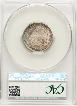 1875 25C Seated Quarter CACG MS67
