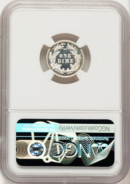 1898 10C Proof Barber Dime NGC PR67