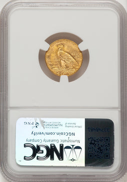 1927 $2.50 Indian Quarter Eagle NGC MS65 (778185022)