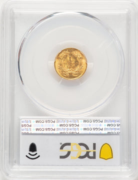 1855 G$1 Type Two Gold Dollar PCGS MS64 1855 G$1 Type Two Gold Dollar PCGS MS64