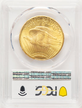 1911 $20 Saint-Gaudens Double Eagle PCGS MS65+