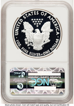 2014-W Proof Silver Eagle 1 oz FR Eagle Label NGC PF70
