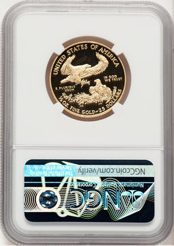 2017-W Proof Gold Eagle 1/2 oz 2020 West Point Mint Hoard Reagan Bust Art NGC PF70