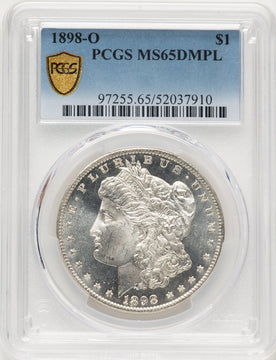1898-O DM Morgan Dollar PCGS MS65