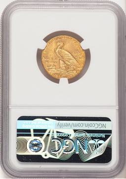1911 $5 Indian Half Eagle NGC MS64 (778530007)