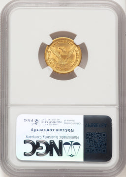 1904 $2.50 Liberty Quarter Eagle NGC MS66 (778531003)