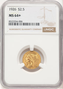 1926 $2.50 Indian Quarter Eagle NGC MS64+