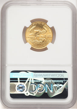 1987 Gold Eagle 1/4 oz Don Everhart NGC MS69