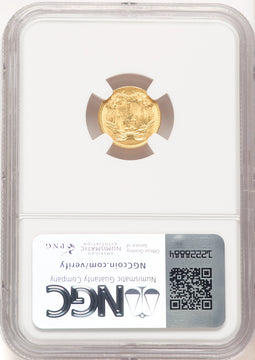 1874 G$1 Gold Dollar NGC MS64 (778676012)