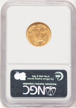 1878 $3 Three Dollar Gold Pieces NGC MS62 (778911001)