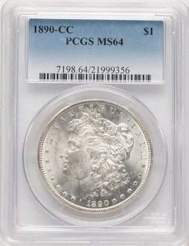 1890-CC Morgan Dollar PCGS MS64 (778956006)
