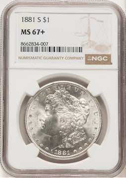 1881-S Morgan Dollar NGC MS67+ (778956066)