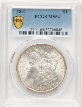 1891 Morgan Dollar PCGS MS64 (778971010)