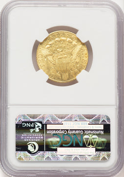1800 $5 Early Half Eagle NGC AU58