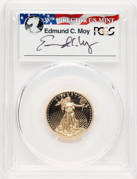 2016-W Proof Gold Eagle 1/4 oz FS PCGS PR70 Ed Moy