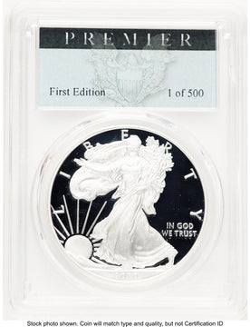 2020-W Proof Silver Eagle Congratulations Set 1 oz Premier Label PCGS PR70