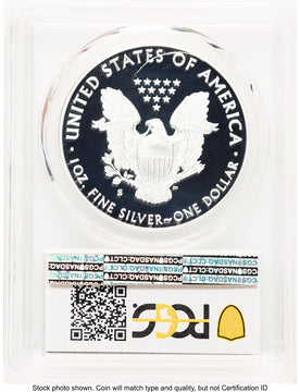 2019-S Proof Silver Eagle 1 oz Premier Label PCGS PR70