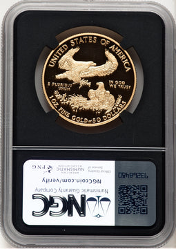 2020-W Proof Gold Eagle 1 oz Anna Cabral Prestige Treasurer Series NGC PF70