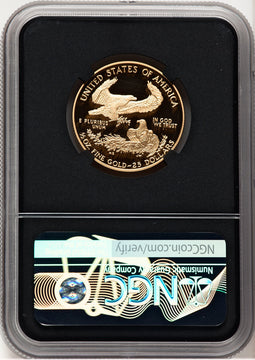 1996-W Proof Gold Eagle 1/2 oz Anna Cabral Prestige Treasurer Series NGC PF70