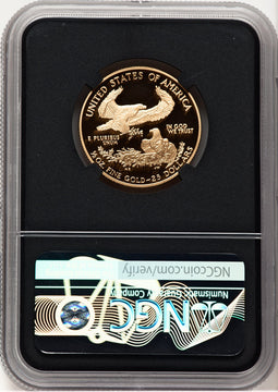2003-W Proof Gold Eagle 1/2 oz Anna Cabral Prestige Treasurer Series NGC PF70