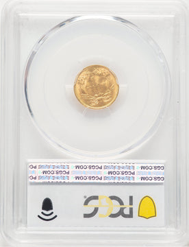 1888 G$1 CAC Gold Dollar PCGS MS66