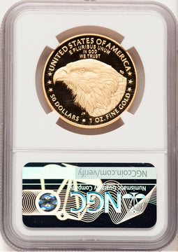 2023-W Proof Gold Eagle 1 oz NGC PF70 Ed Moy