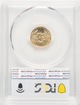 1992 $5 Tenth-Ounce Gold Eagle PCGS MS70 (779282013)