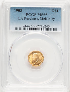 1903 G$1 MCKIN Commemorative Gold PCGS MS65 (779288022)