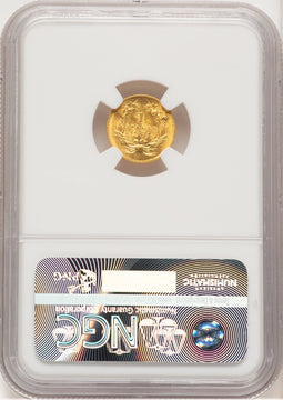 1854 G$1 Type Two Gold Dollar NGC MS64