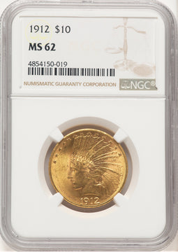 1912 $10 Indian Eagle NGC MS62 (779429015)