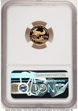 2005-W Proof Gold Eagle 1/10 oz Mike Castle NGC PF70