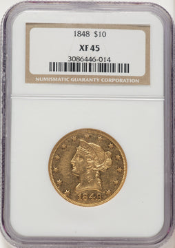 1848 $10 Liberty Eagle NGC XF45