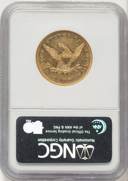 1855 $10 Liberty Eagle NGC AU53 1855 $10 Liberty Eagle NGC AU53