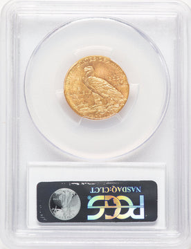 1915 $5 CAC Blue Gradient Indian Half Eagle PCGS MS64