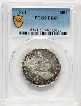 1894 50C Proof Barber Half Dollar PCGS PR67 (780000021)