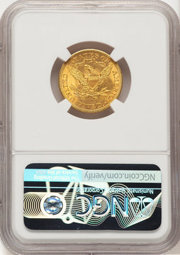 1904 $5 Liberty Half Eagle NGC MS65