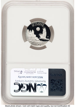 1998-W Proof Platinum Eagle 1/4 oz Brown Label NGC PF70