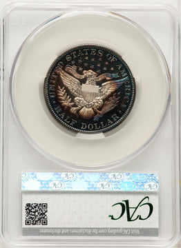 1901 50C Proof Barber Half Dollar CACG PR65