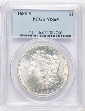 1885-S Morgan Dollar PCGS MS65 (780405013)