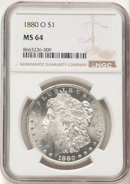 1880-O Morgan Dollar NGC MS64 (780419008)