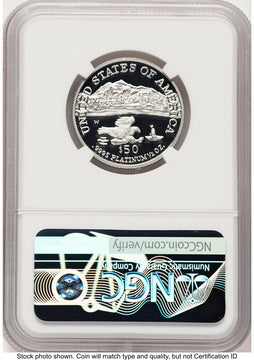 2002-W Proof Platinum Eagle 1/2 oz Mike Castle NGC PF70