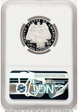 2008-W Proof Platinum Eagle 1/2 oz Mike Castle NGC PF70