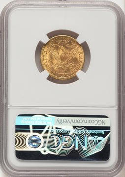 1901 $5 Liberty Half Eagle NGC MS65 (780502011)